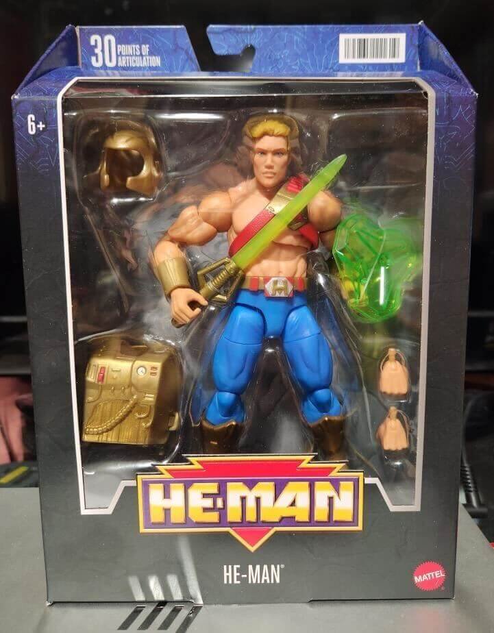 Masterverse Galactic Protector He Man Package front in hand