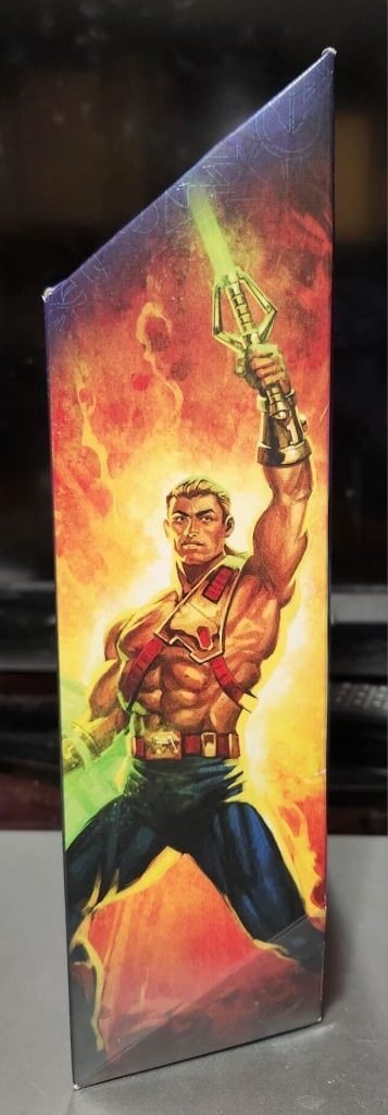 Masterverse Galactic Protector He Man Package right in hand