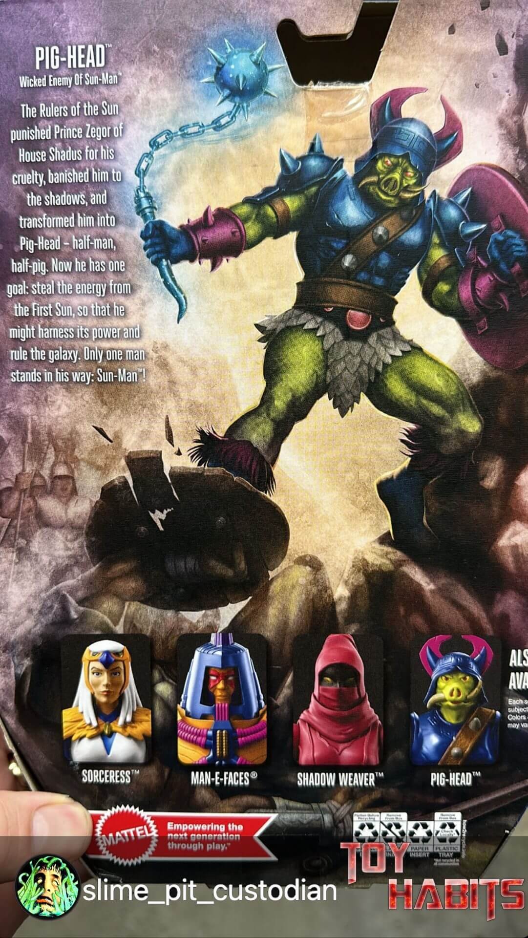 Masterverse Pig Head Box Art Back