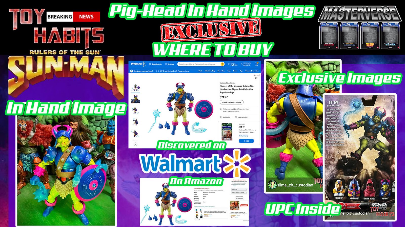 Masterverse Pig Head Exclusive Images and Where to Buy