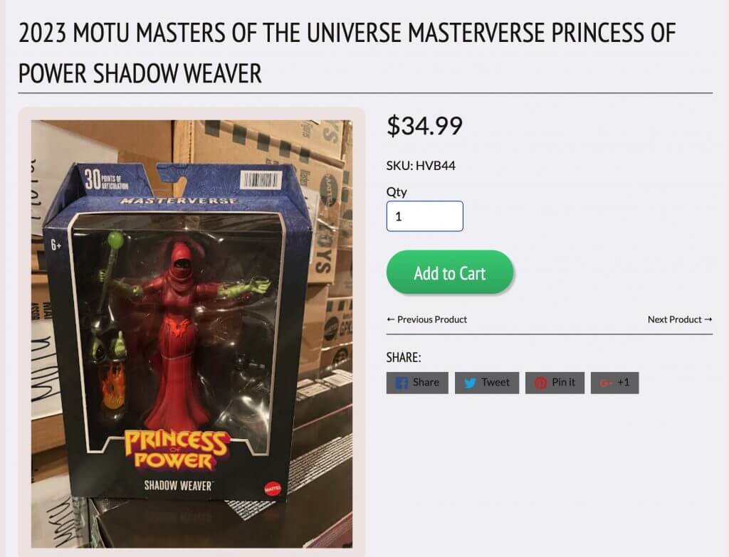 Masterverse Shadow Weaver Paulmart Product Page