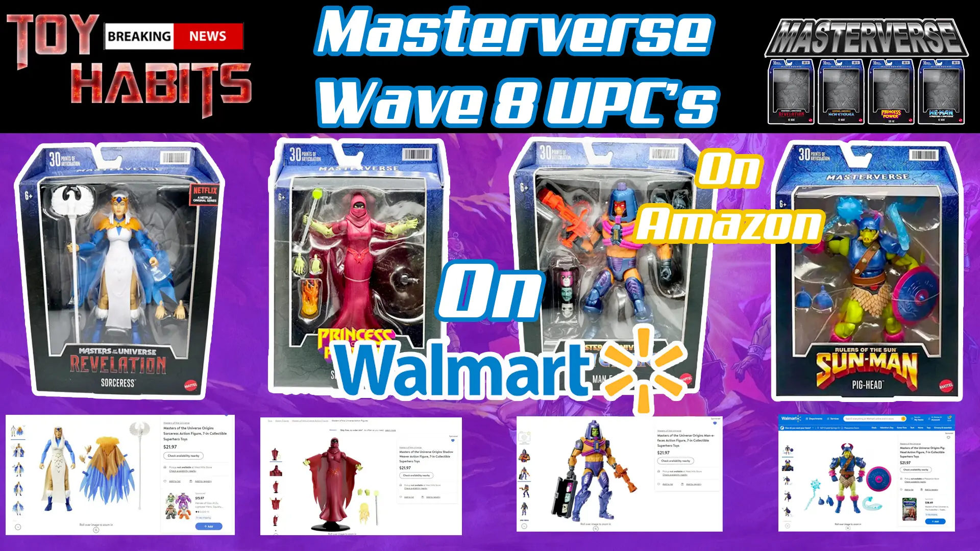 Masterverse Wave 8 Masters of the Universe UPC's - Toy Habits