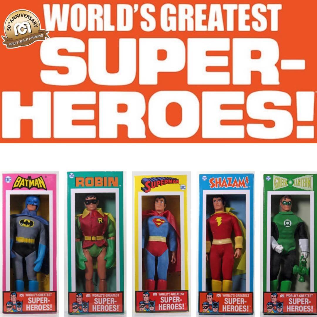 Mego 50th Anniversary Boxed Figures
