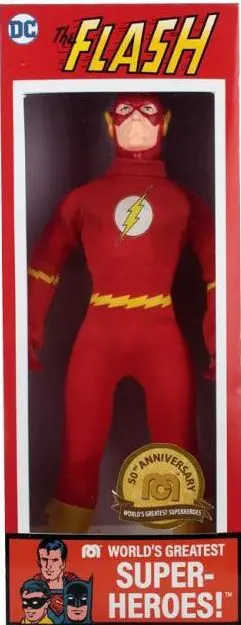 Mego 50th Anniversary Flash Package front