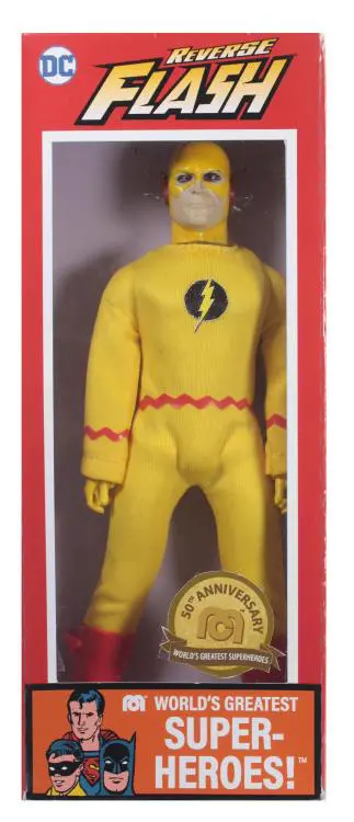 Mego 50th Anniversary Reverse Flash Package front