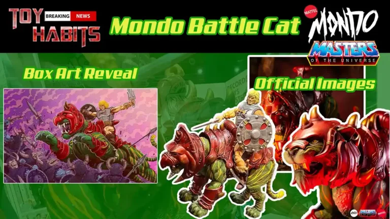 Mondo Battle Cat Masters of the Universe Sixth Scale Figure Box Art Reveal