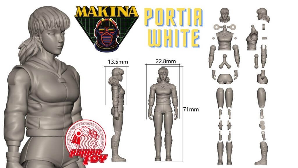 Portia White Gloria Baker MASK MAKINA Reveal