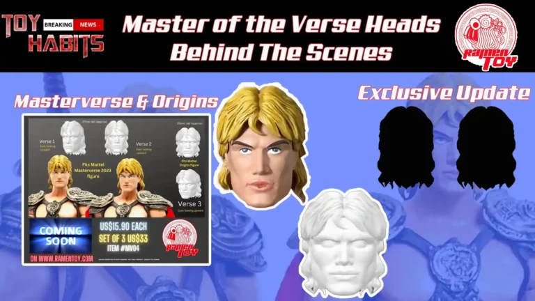 Ramen Toy Movie He-Man Master of the Verse Heads Exclusive Behind the Scenes First Look