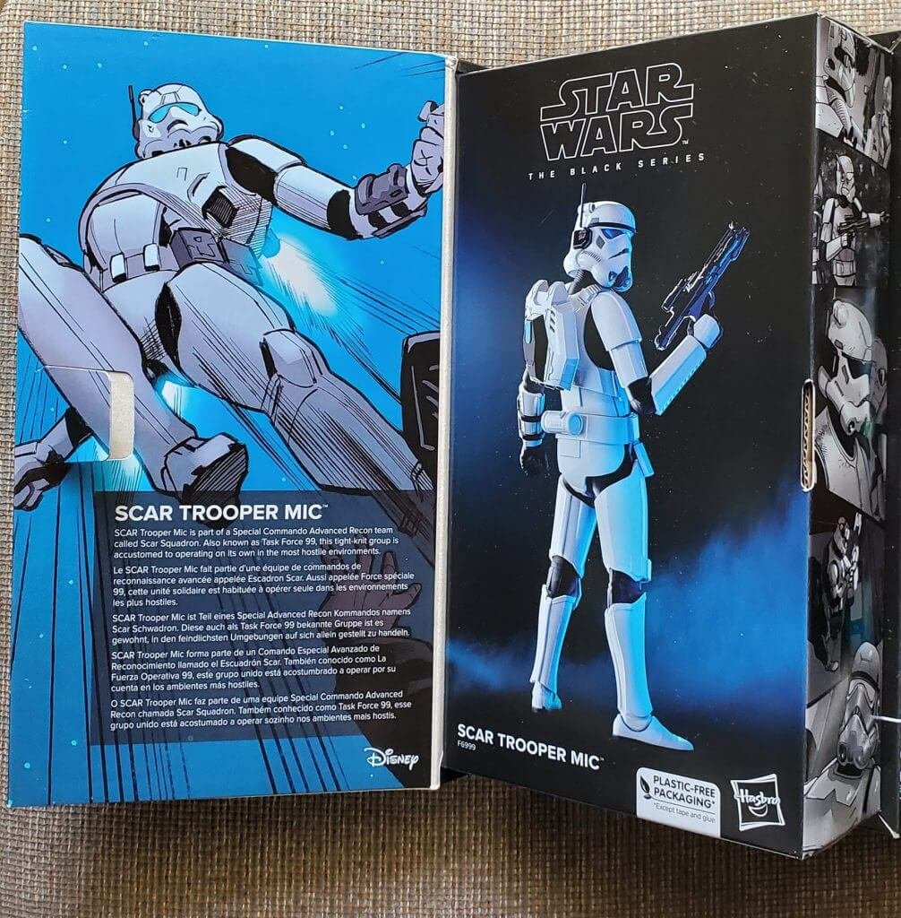 SCAR Trooper Mic Star Wars Black Series Box Front