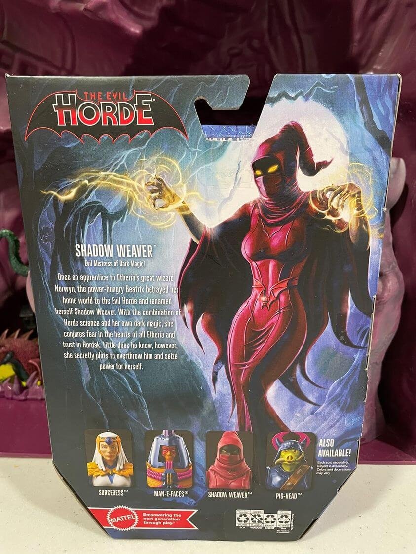 Shadow Weaver Princess of Power Masterverse Box Art