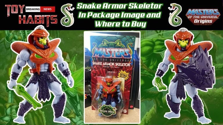 Snake Armor Skeletor In Package Image and Where to Buy