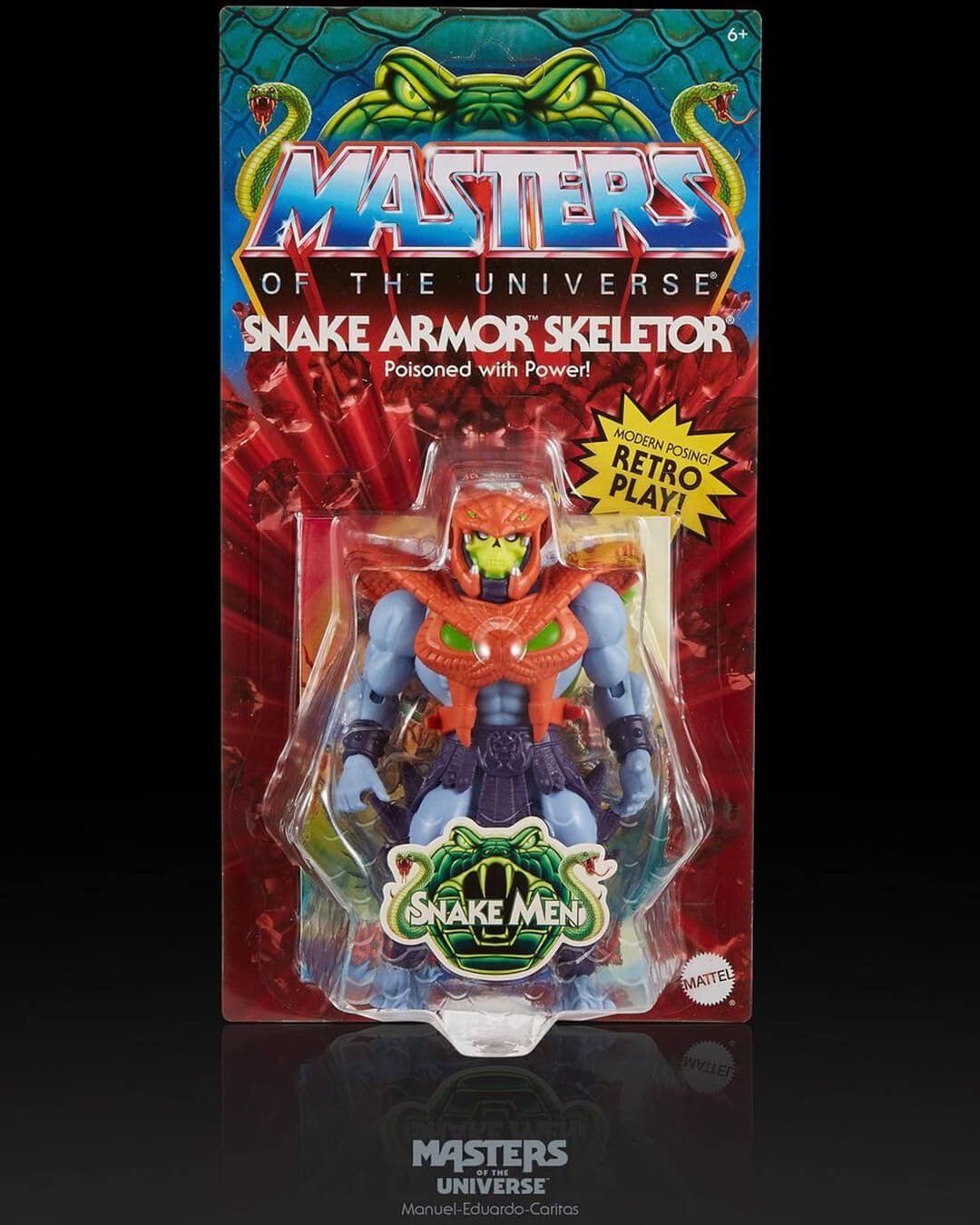 Snake Armor Skeletor MOTU Origins Front Card View