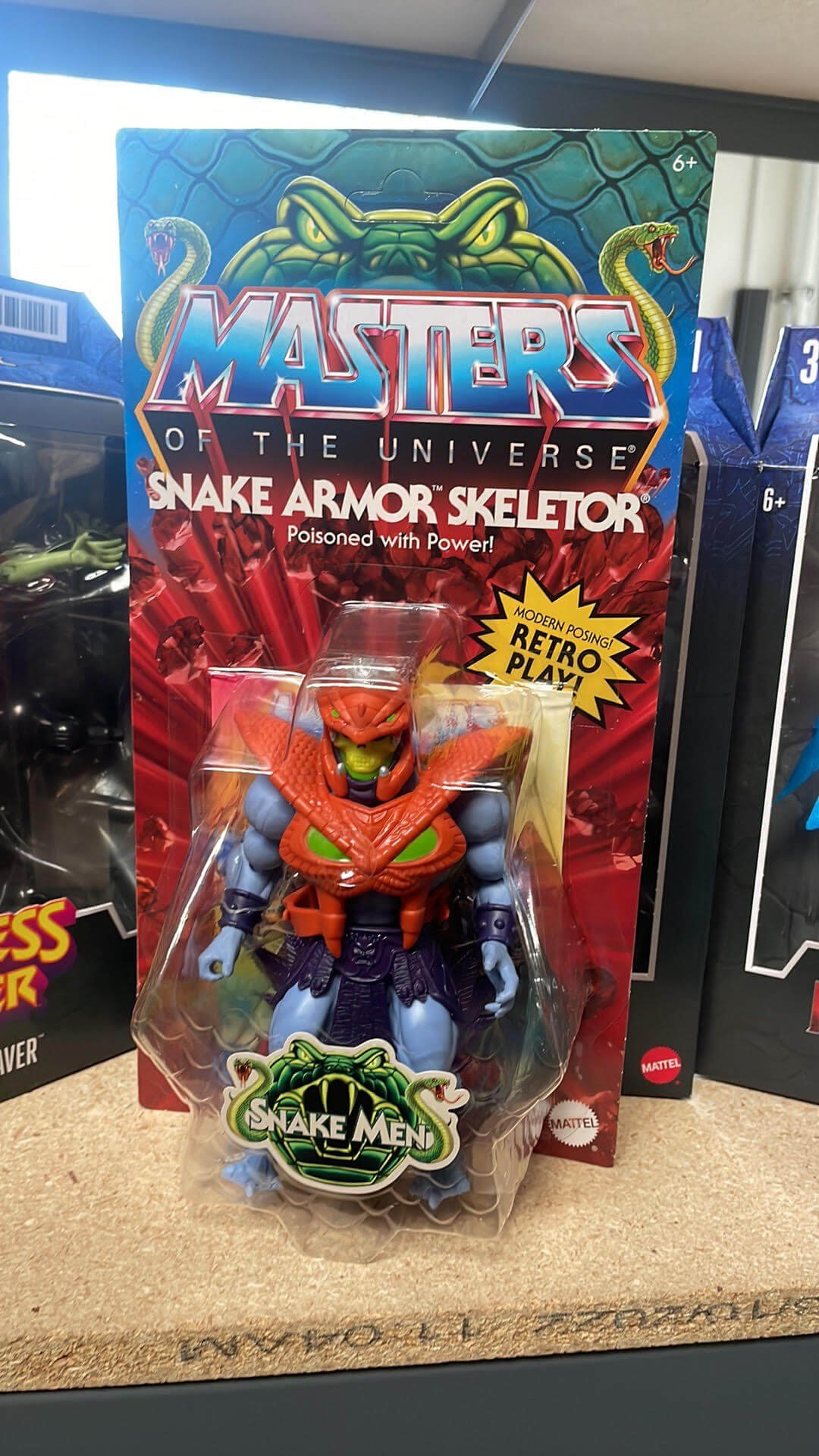 Snake Armor Skeletor MOTU Origins In Hand