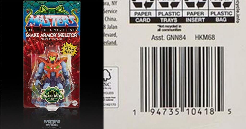 Snake Armor Skeletor MOTU Origins UPC