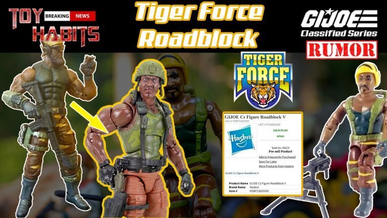 Tiger Force Roadblock GI Joe Classified Series Leakand Rumor