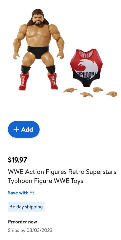 Typhoon WWE Superstars Series 4 Preorder Date