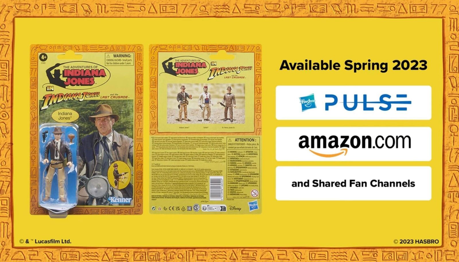 Indiana Jones Last Crusade Retro Collection Exclusive retailers