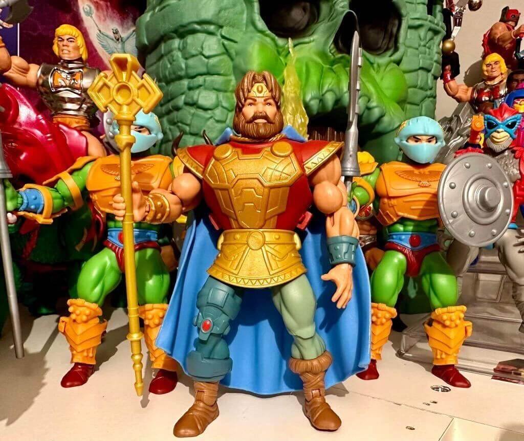 MOTU Origins King Ranor in Hand out of package palace guards
