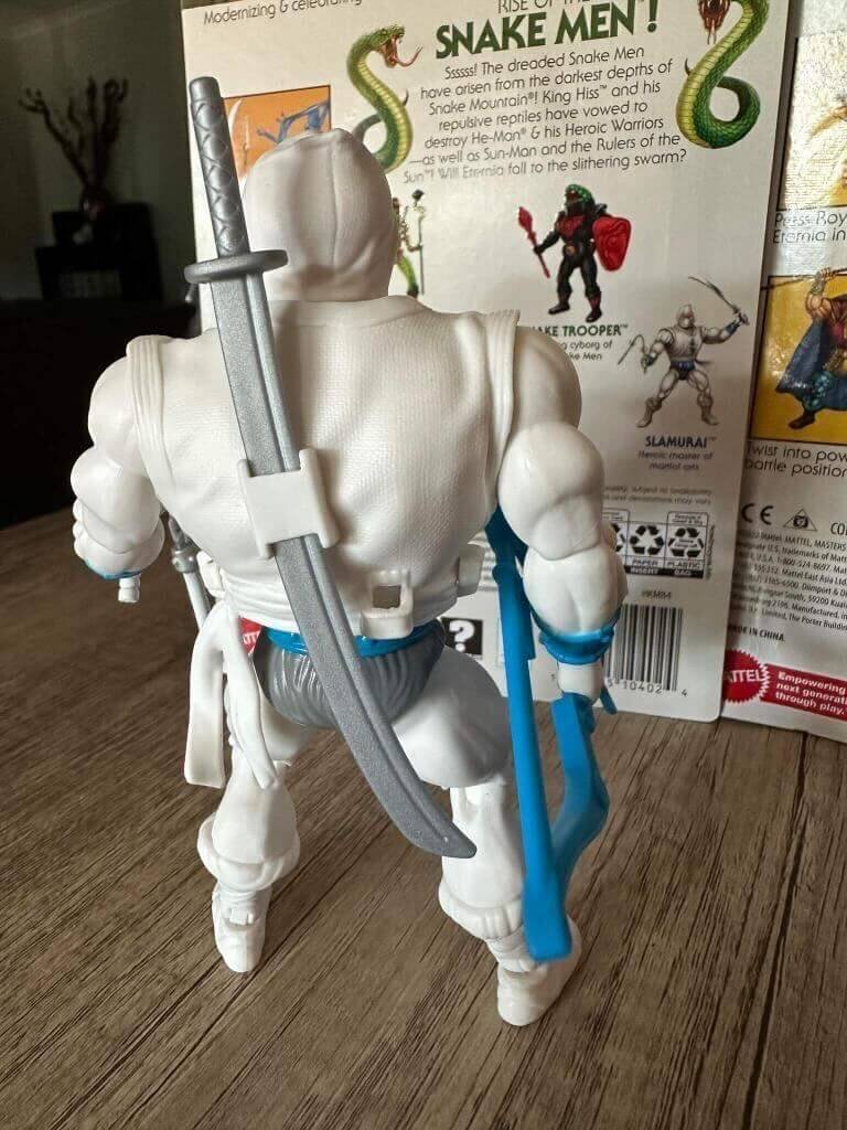 MOTU Origins Slamurai out of package rear