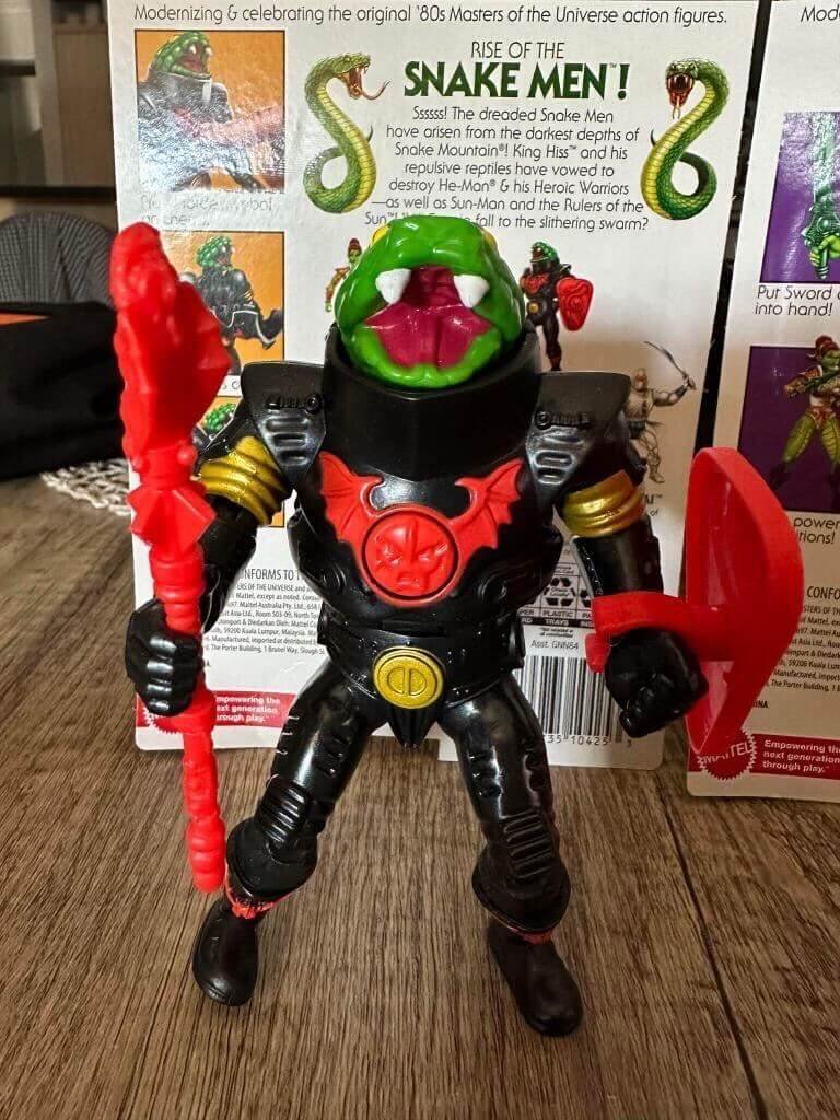 MOTU Origins Snake Trooper in Hand out of package front