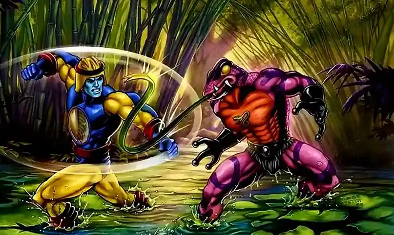 MOTU Origins Tung Lashor Official Card Back Artwork