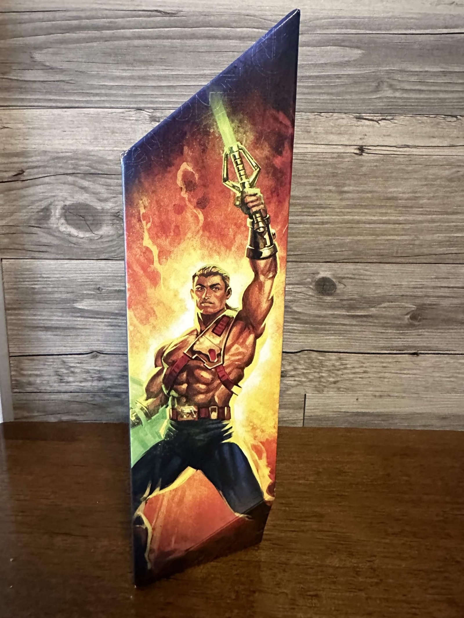 Masterverse Galactic Protector He-Man TS in hand side of package