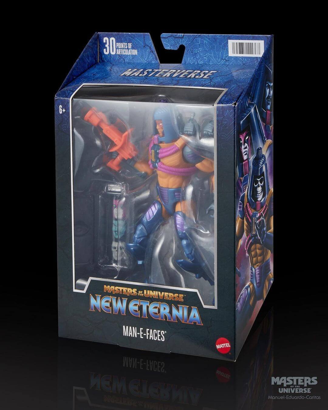 Masterverse Man E Faces official front package