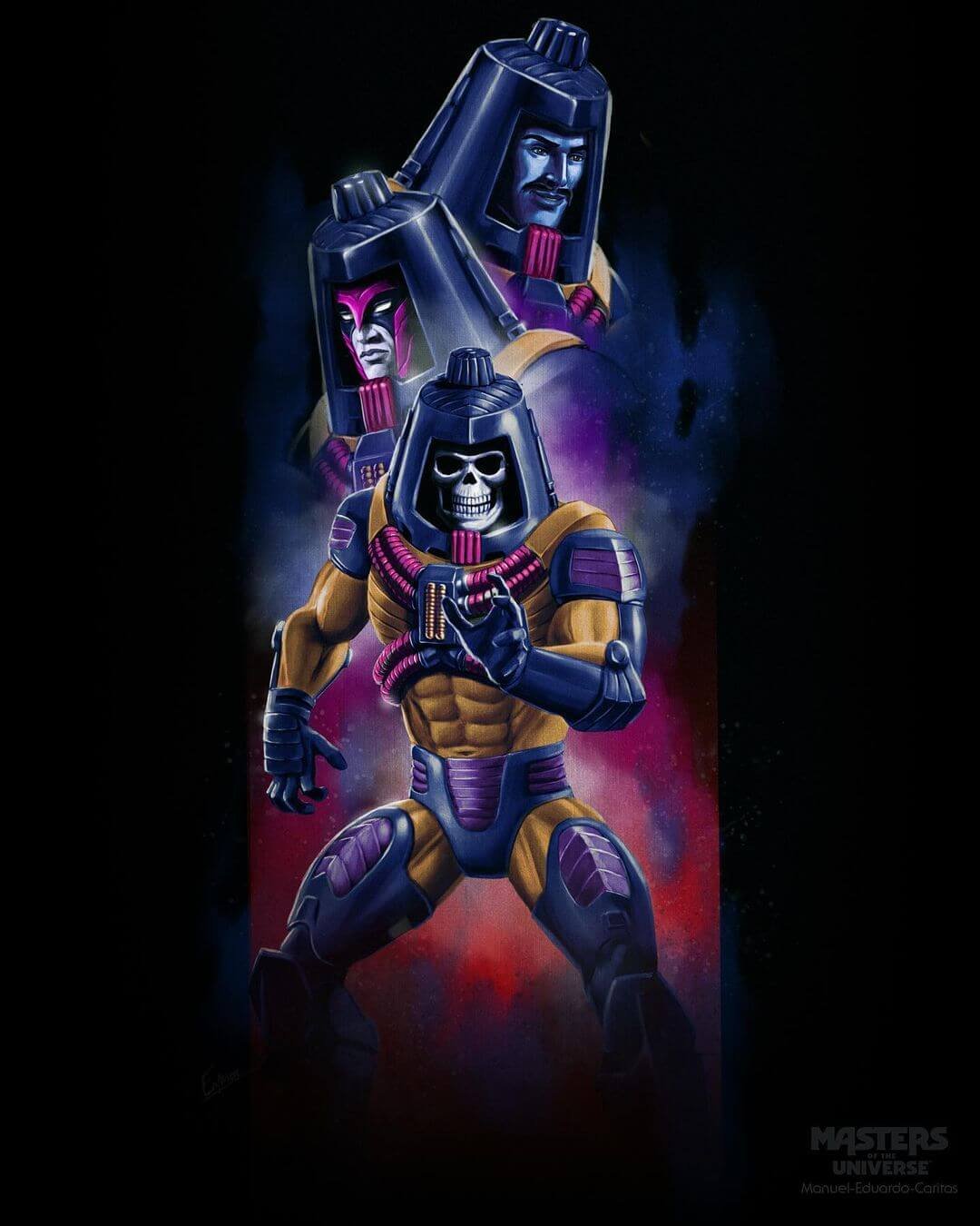 Masterverse Man E Faces official side artwork