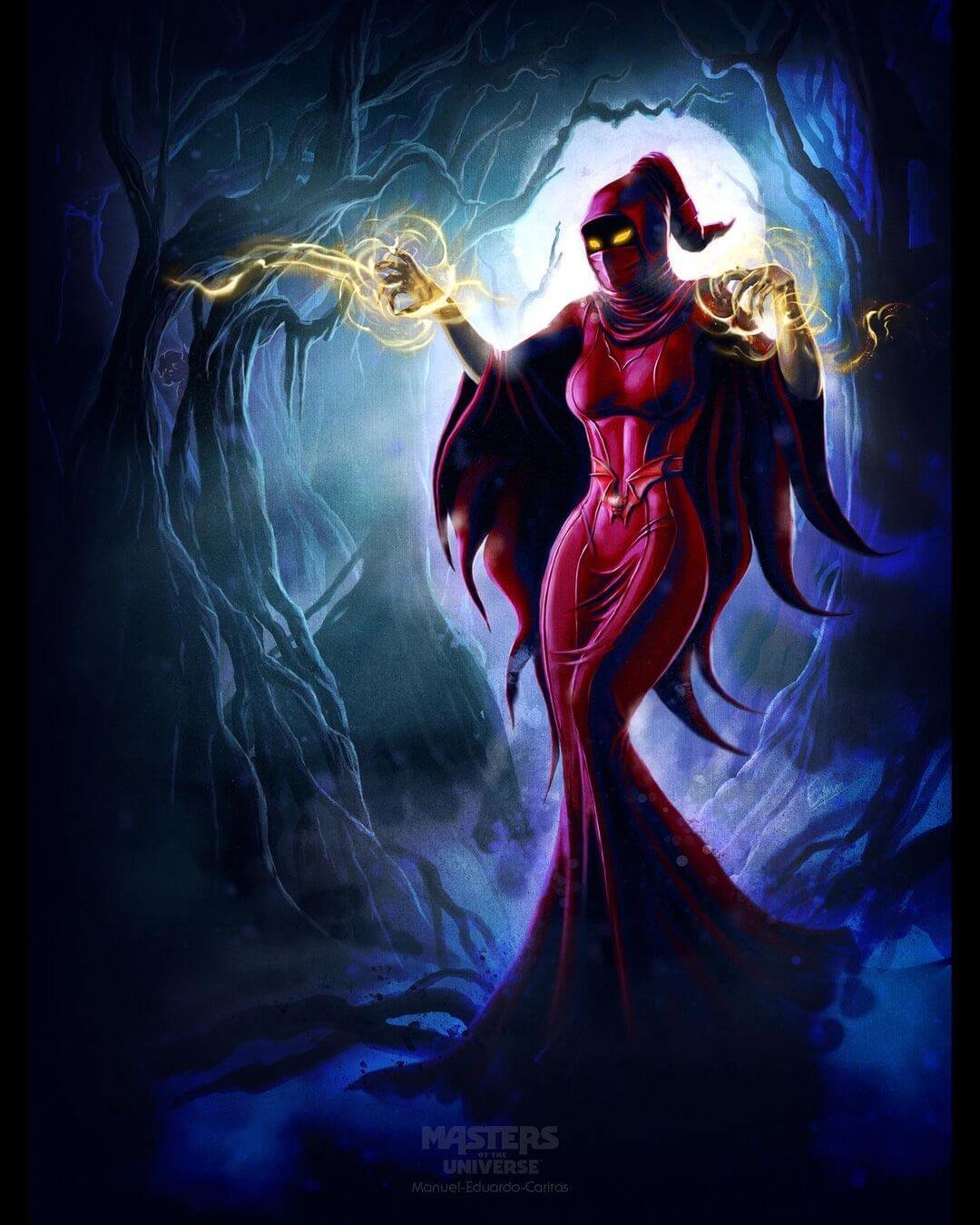 Masterverse Shadow Weaver official rear artwork