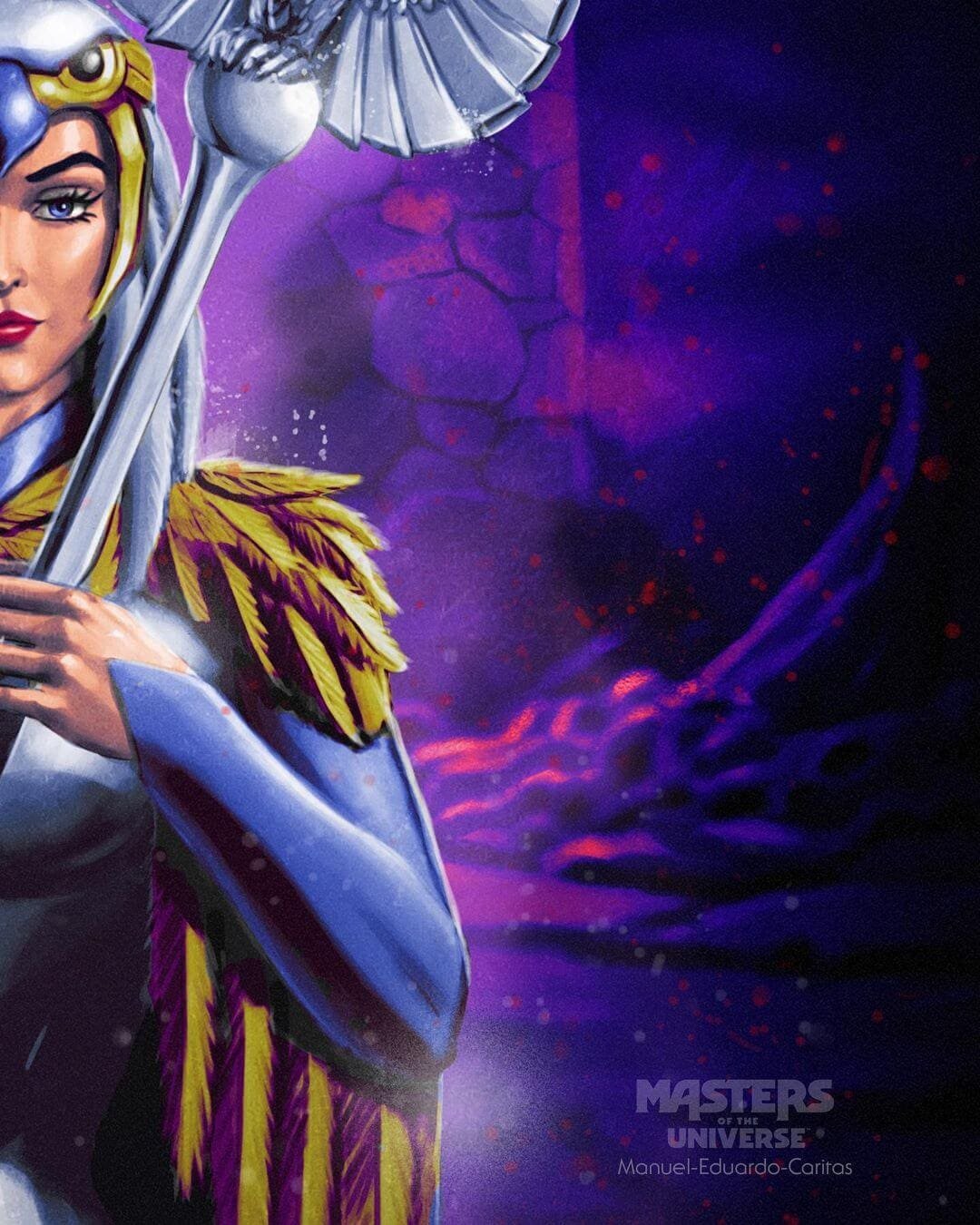 Masterverse Sorceress official side artwork 2