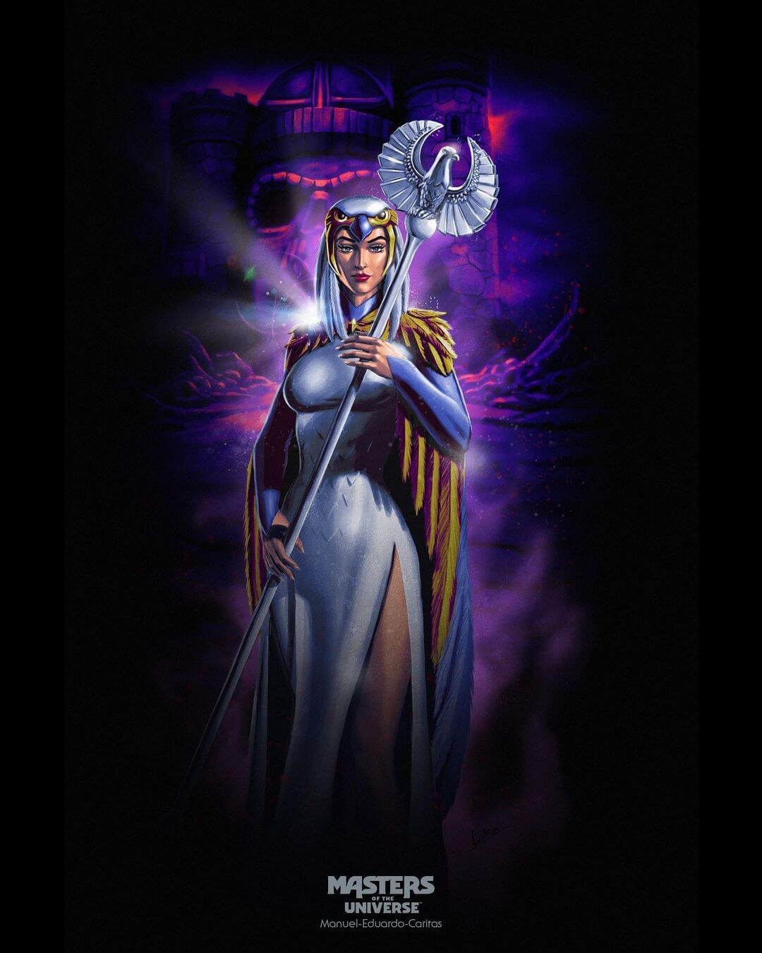 Masterverse Sorceress official side artwork