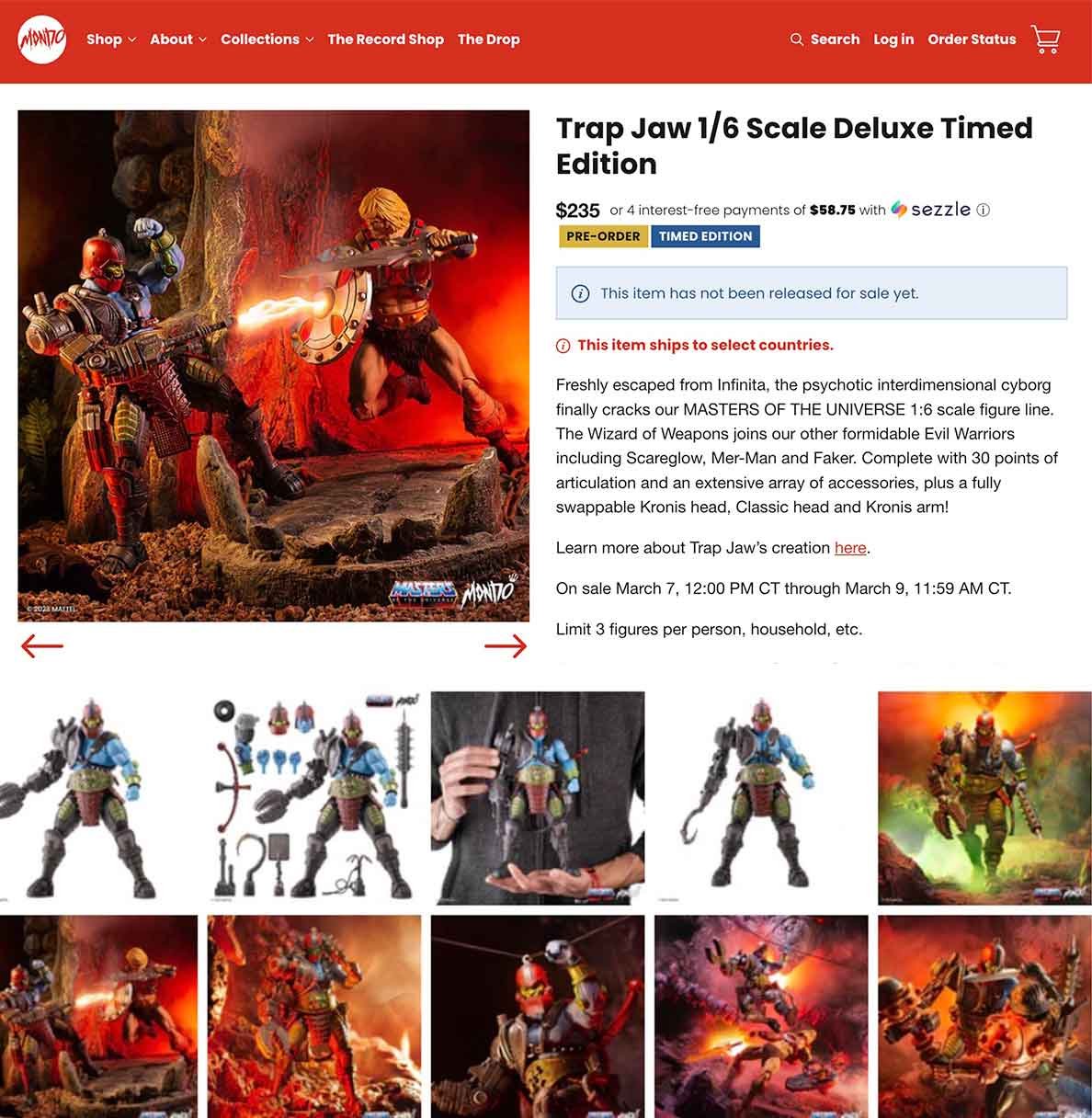 Mondo-Trap-Jaw-Sixth-Scale-Product-Page