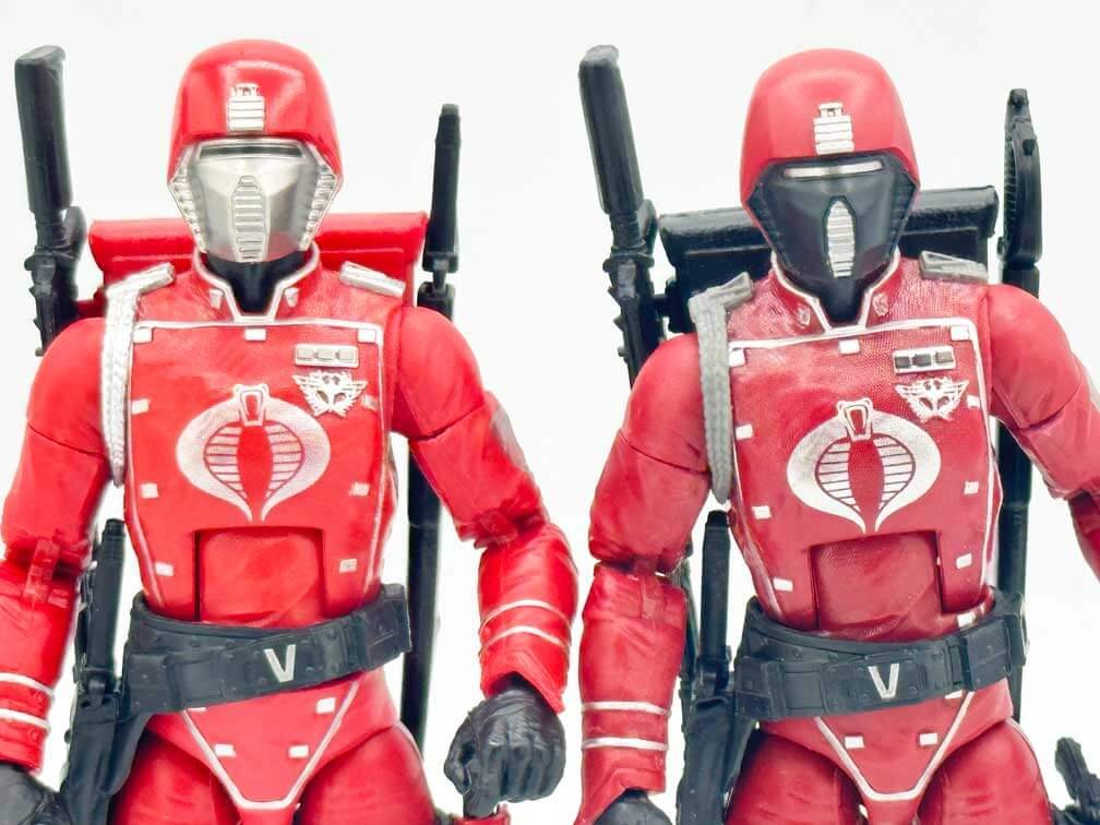 Crimson-Guard-GI-Joe-Classified-Series-Retro-Walmart-Exclusive-V1-Comparison-Upper