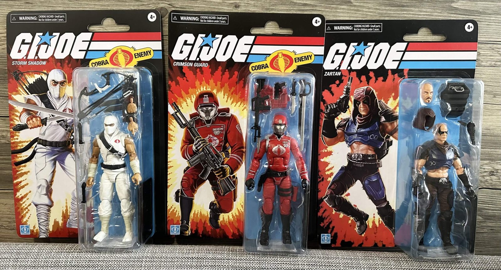 Crimson Guard Storm Shadow Zartan GI Joe Classified Series Retro In hand