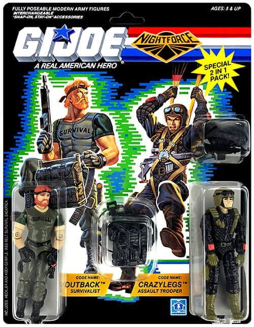 GI Joe ARAH Outback NF Crazy Legs 1988