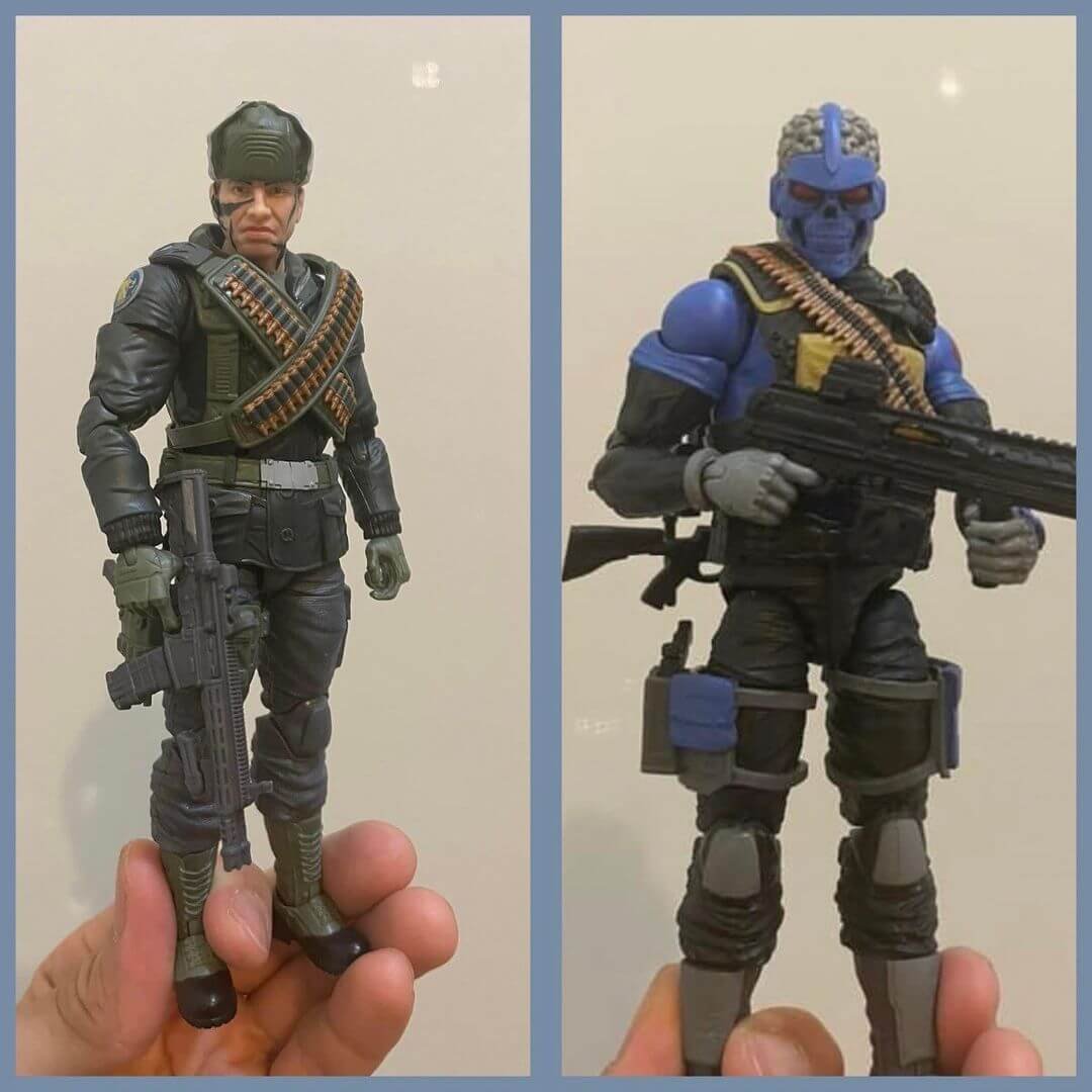 GI Joe Classfieid Big Ben Range Viper in hand 1