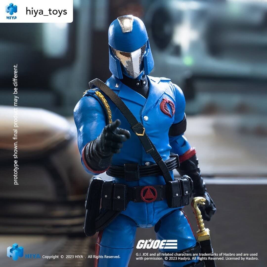 Hiya Toys GI Joe Cobra Commander dio 5