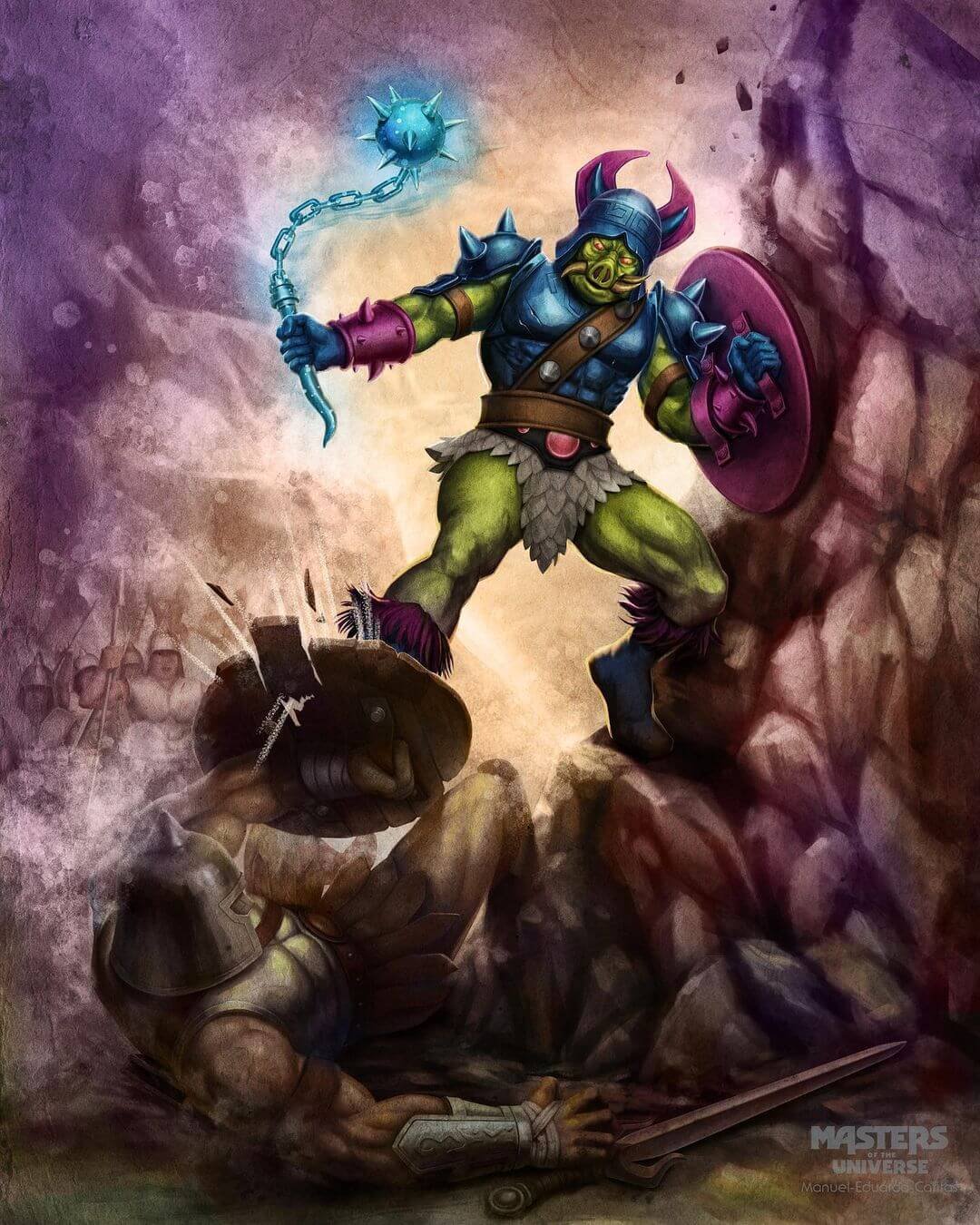 Masterverse Pig Head rear artwork