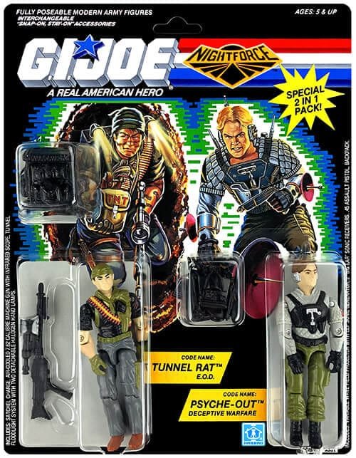 Night Force Tunnel Rat Psyche out 1988 ARAH 2 pack