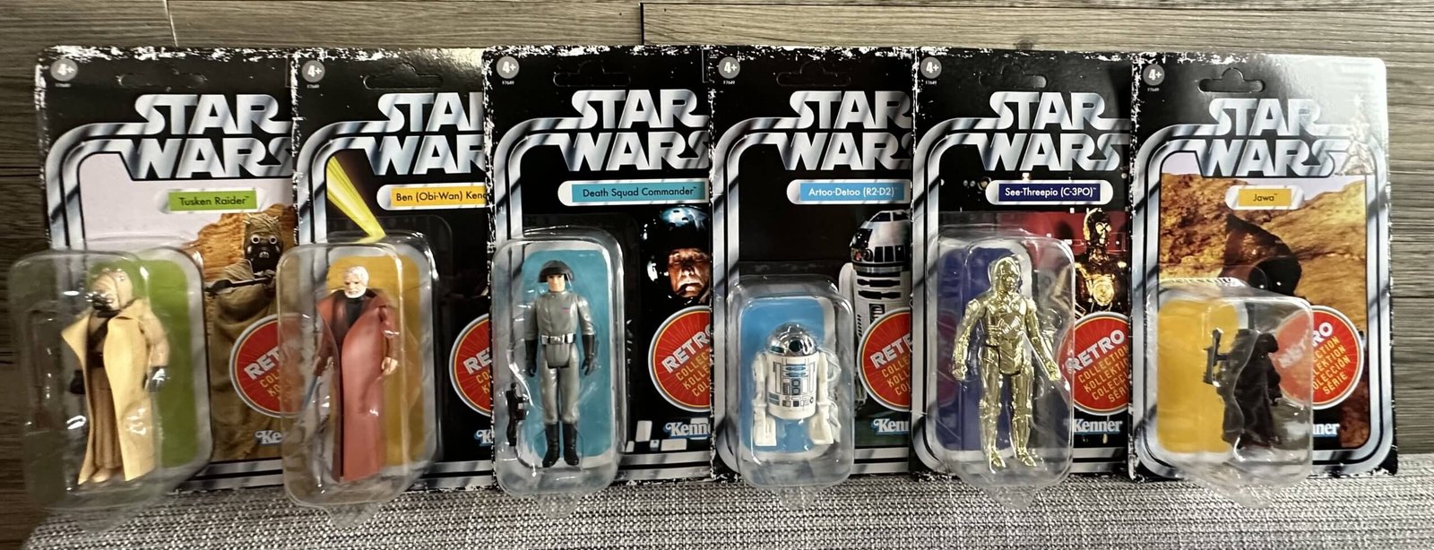 Star Wars Retro Collection A New Hope #2 - 6 pack in hand long