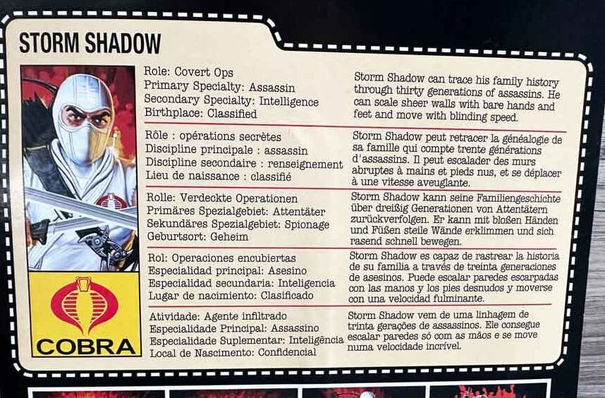 Storm-Shadow-GI-Joe-Classified-Series-Retro-In-hand-package-rear-file-card-close-up 1