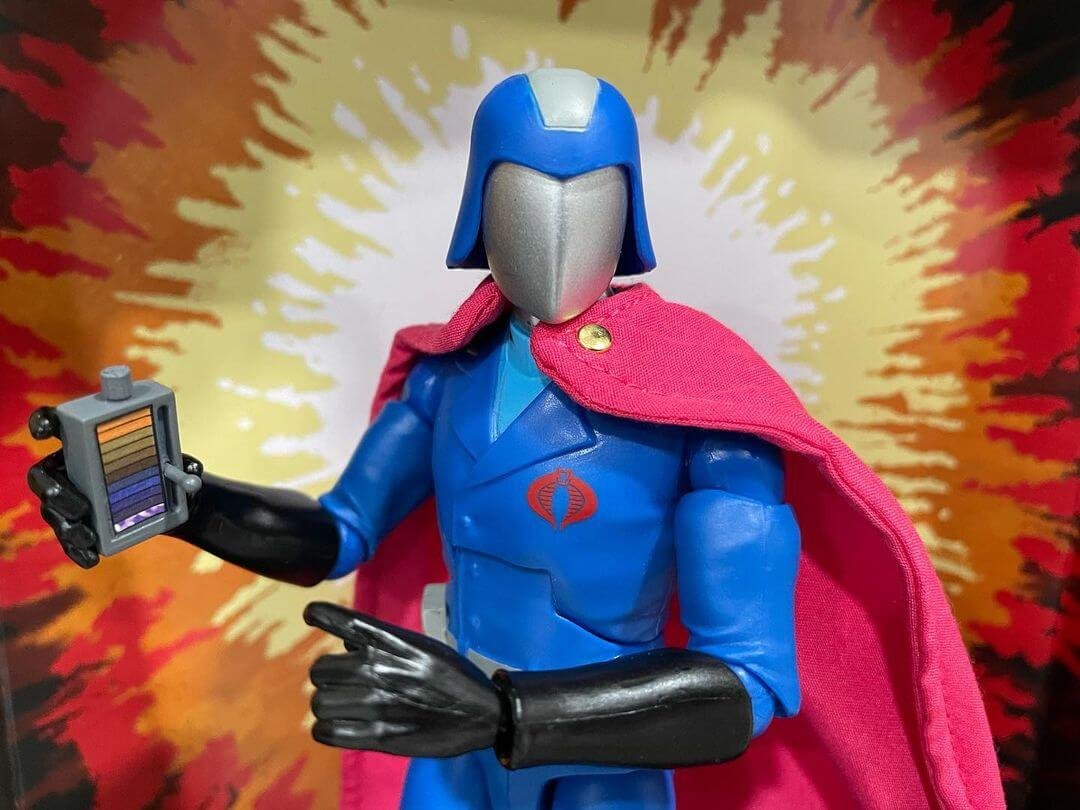Super7 GI Joe Ultimates Cobra Commander action pose 1