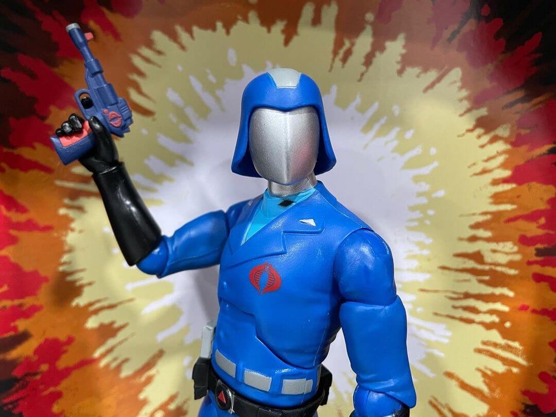 Super7 GI Joe Ultimates Cobra Commander action pose 3