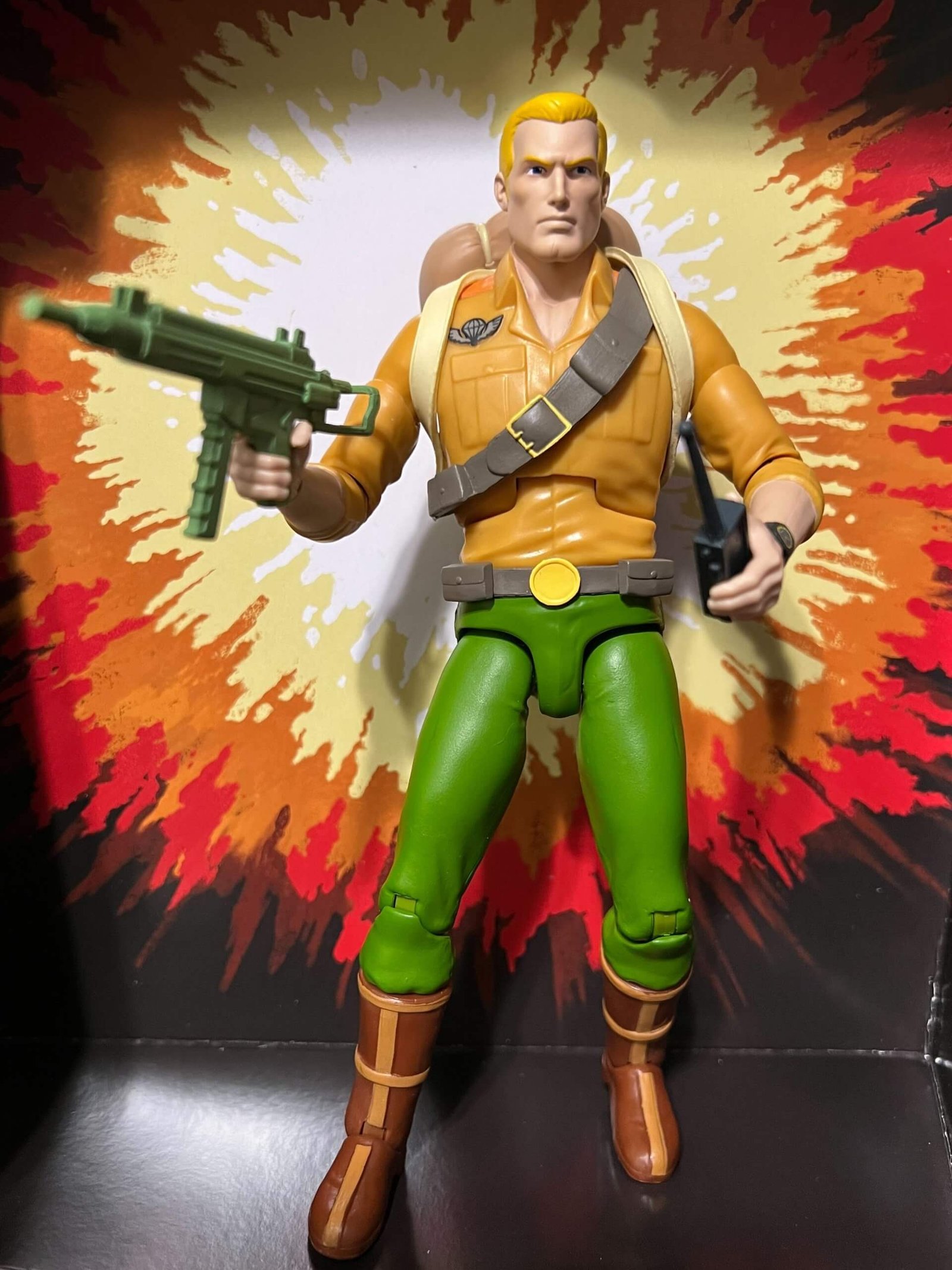 Super7 GI Joe Ultimates Duke action shot 1