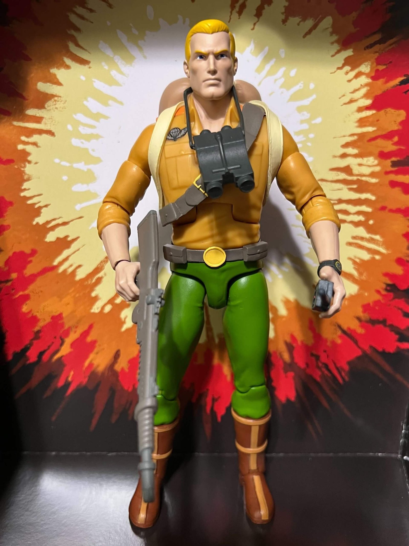Super7 GI Joe Ultimates Duke action shot 2