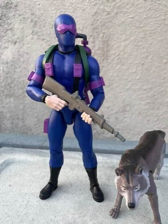 Super7 GI Joe Ultimates Snake Eyes action pose 7