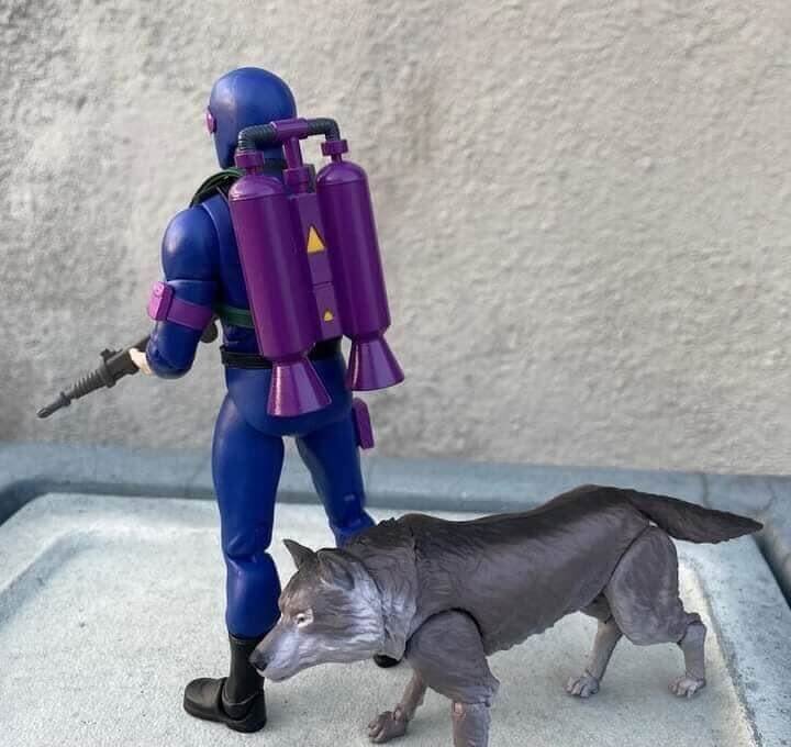 Super7 GI Joe Ultimates Snake Eyes action pose 8