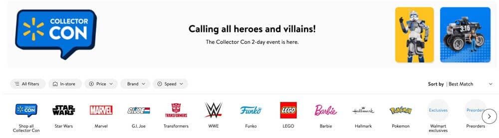 Walmart-Collector-Con-2023-Landing-Page