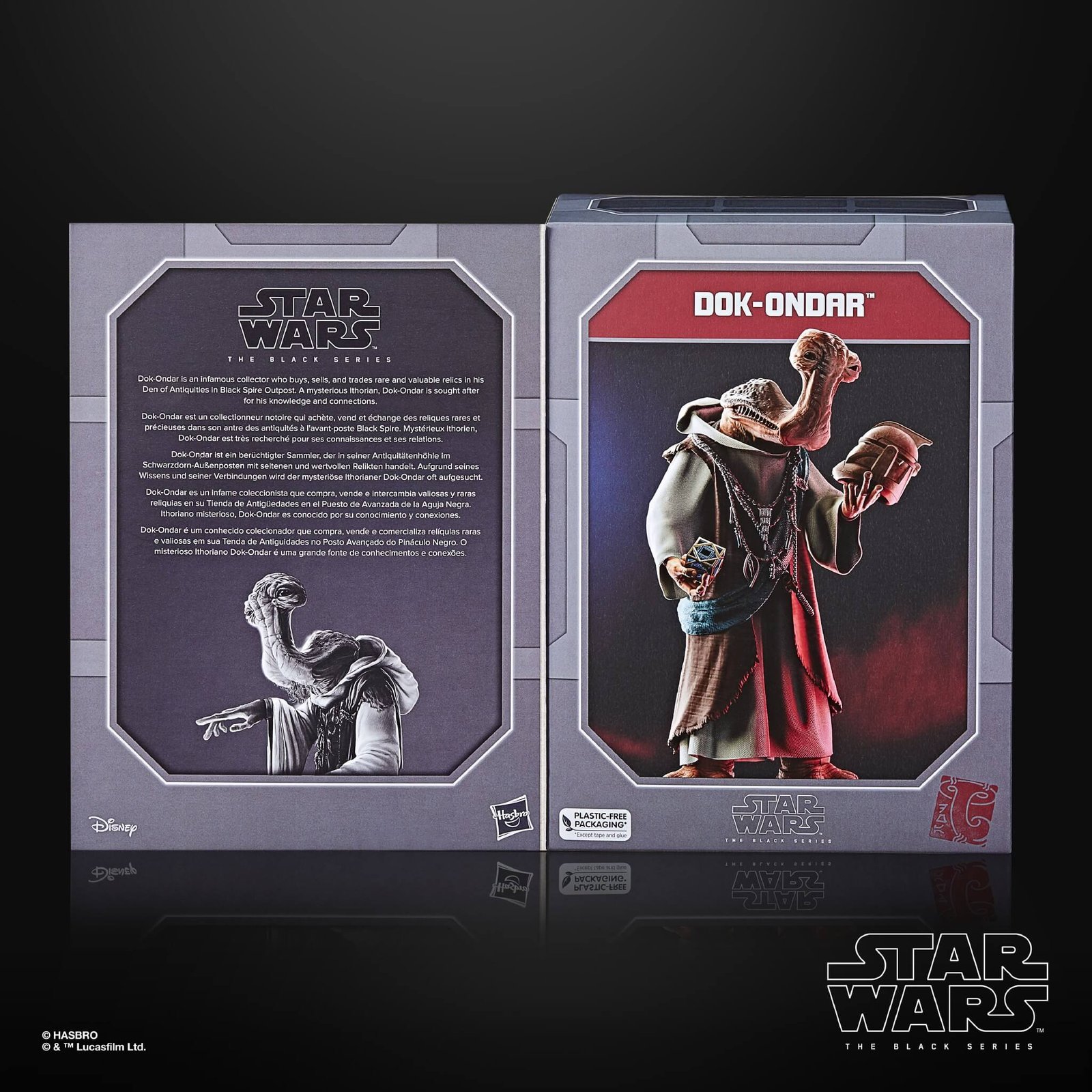 Dok Ondar Star Wars Black Series Celebration Europe 2023 Reveal box