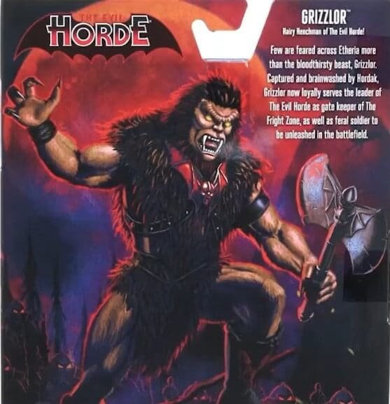 Grizzlor Masterverse-Princess of Power-Package rear bio